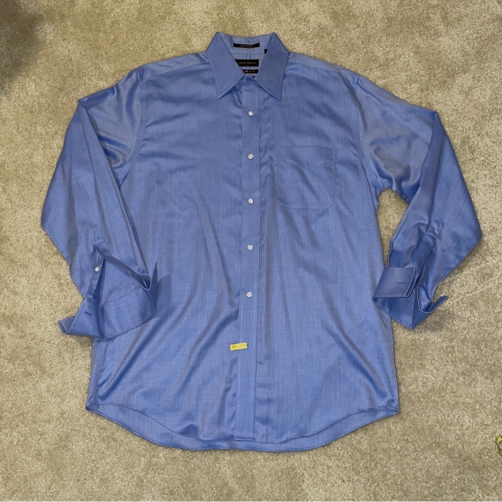 Joseph Abboud herringbone dress shirt